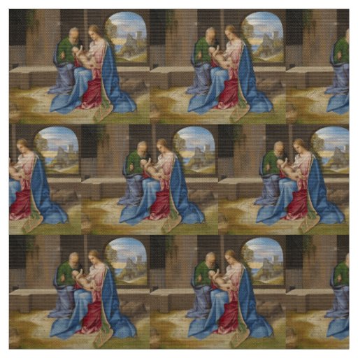 The Holy Family by Giorgione Fabric