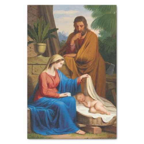 The Holy Family by Josef Arnold the Elder Tissue Paper