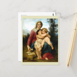 The Holy Family by William Bouguereau Postcard