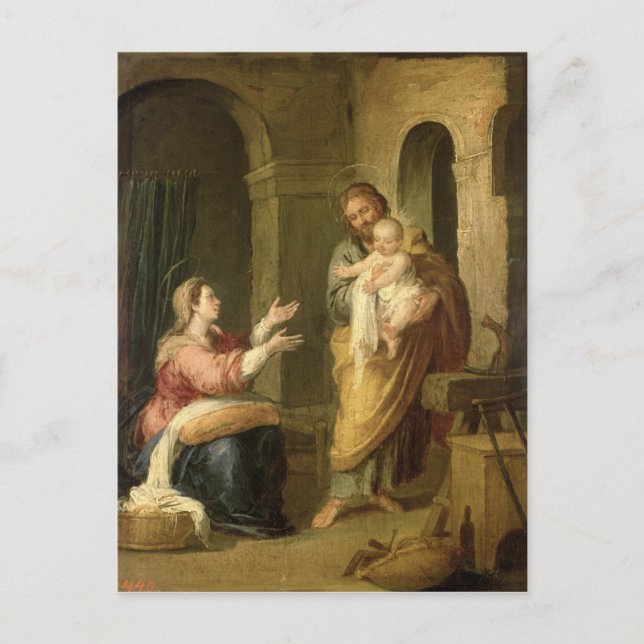 The Holy Family, c.1660-70 Postcard (Front)