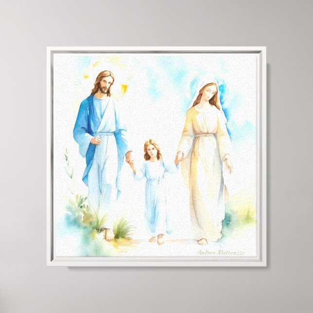 The Holy Family Canvas Print (Front)