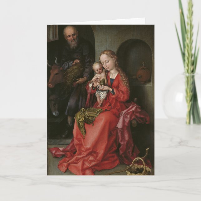 "The Holy Family" custom greeting card (Front)