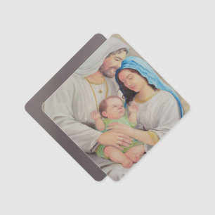 The Holy Family: Divine Love Portrait Car Magnet