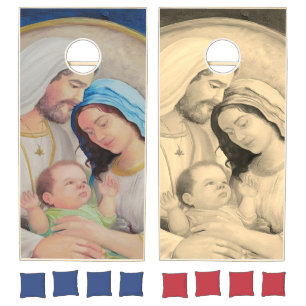 The Holy Family: Divine Love Portrait Cornhole Set