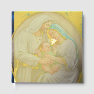 The Holy Family: Divine Love Portrait Foil Guest Book