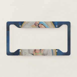 The Holy Family: Divine Love Portrait License Plate Frame