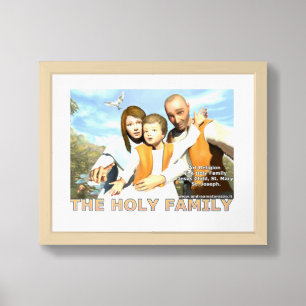 The Holy Family     Framed Art