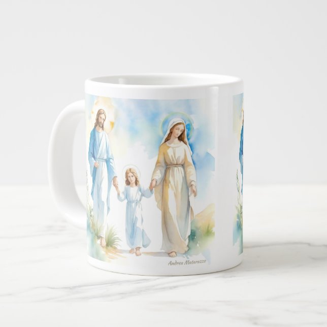 The Holy Family Giant Coffee Mug (Front Left)