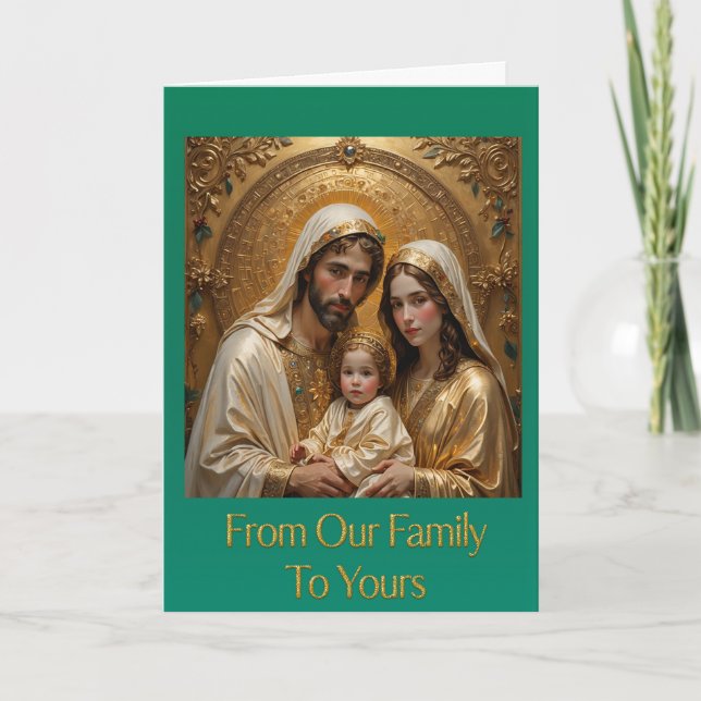 The Holy Family Holiday Card (Front)