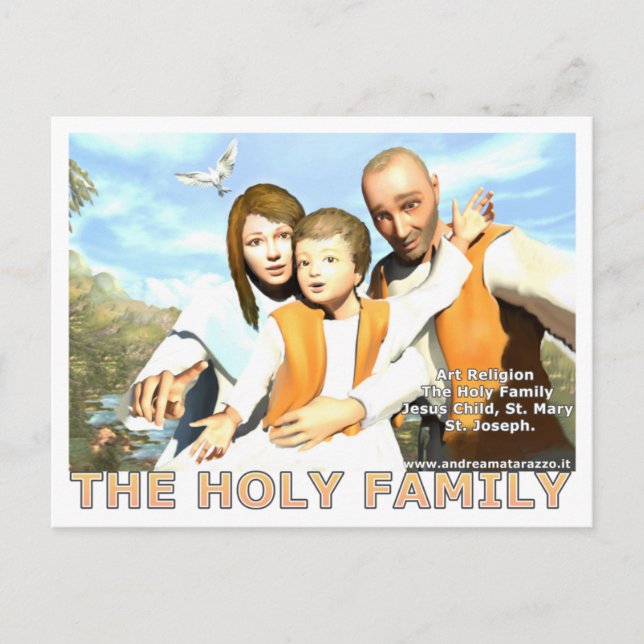 The Holy Family  Holiday Postcard (Front)