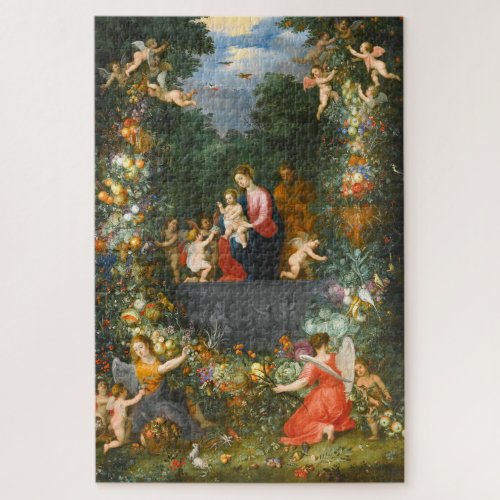 The Holy Family Jan Brueghel  Jigsaw Puzzle