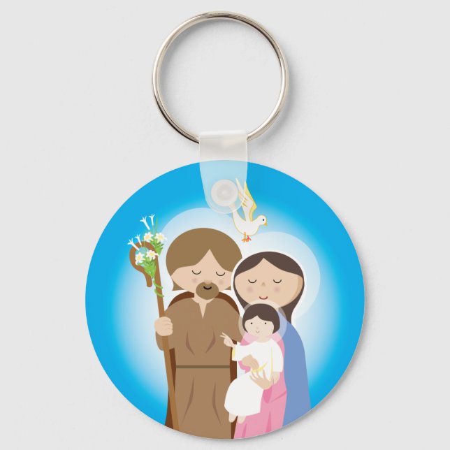 The Holy Family Keychain (Front)