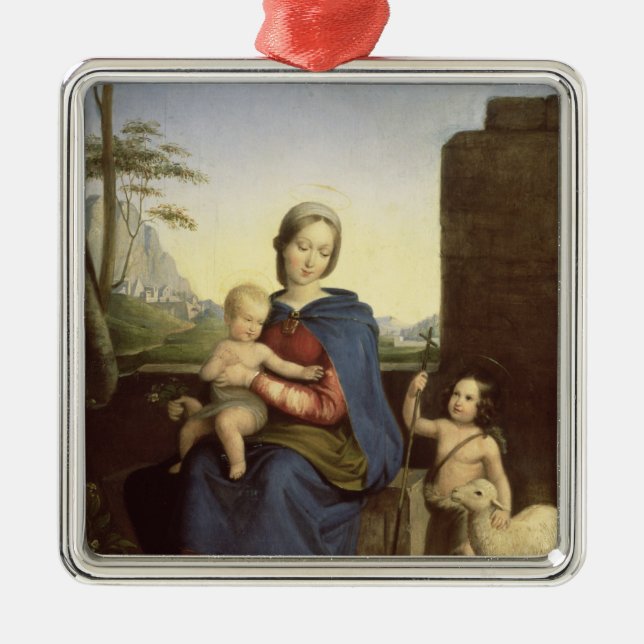 The Holy Family Metal Ornament (Front)