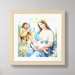 The Holy Family - Nativity Framed Art