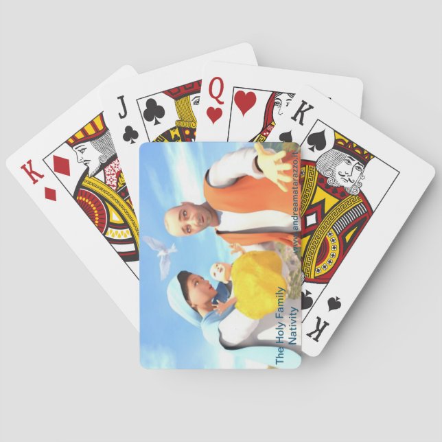 The Holy Family - Nativity    Poker Cards (Back)