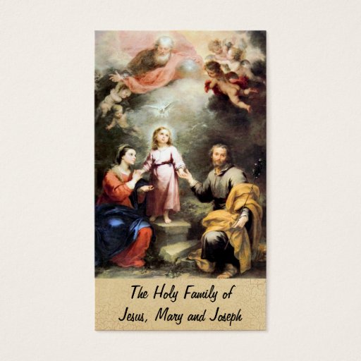 Customizable The Holy Family of Jesus, Mary and Joseph Business Card