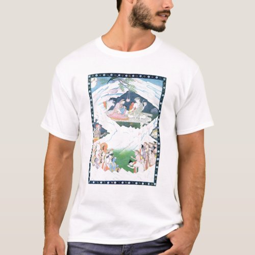 The Holy Family of Shiva and Parvati T_Shirt