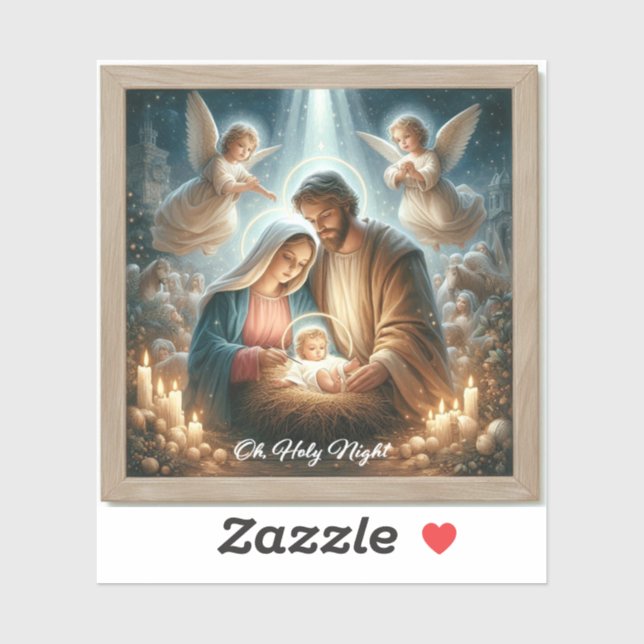 The Holy Family - Oh Holy Night Sticker (Sheet)