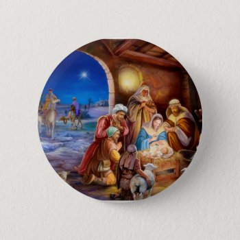 The Holy Family Pinback Button by patrickhoenderkamp at Zazzle
