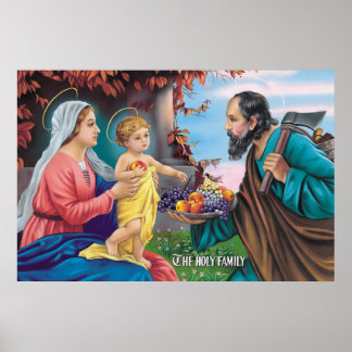 The holy family poster