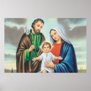 The holy family poster