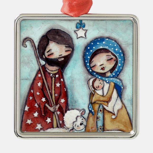 The Holy Family - Premium ornament (Front)
