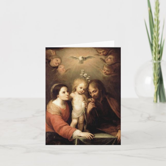 The Holy Family Sacrada Familia Card (Front)
