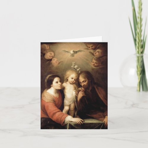 The Holy Family Sacrada Familia Card