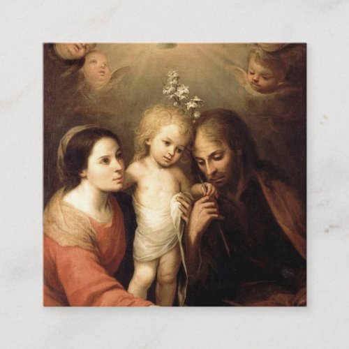 The Holy Family Sacrada Familia Referral Card