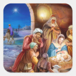 The Holy Family Square Sticker at Zazzle