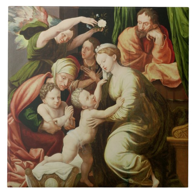 The Holy Family Tile (Front)