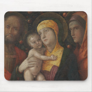 The Holy Family with Saint Mary Magdalene Mouse Pad