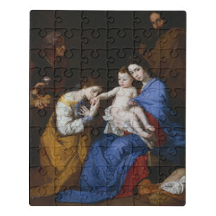 The Holy Family with Saints Anne and Catherine Jigsaw Puzzle
