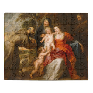 The Holy Family with Saints Jigsaw Puzzle