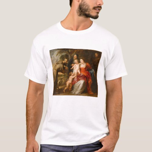 The Holy Family with Saints T_Shirt