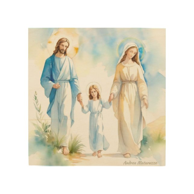 The Holy Family Wood Wall Art (Front)
