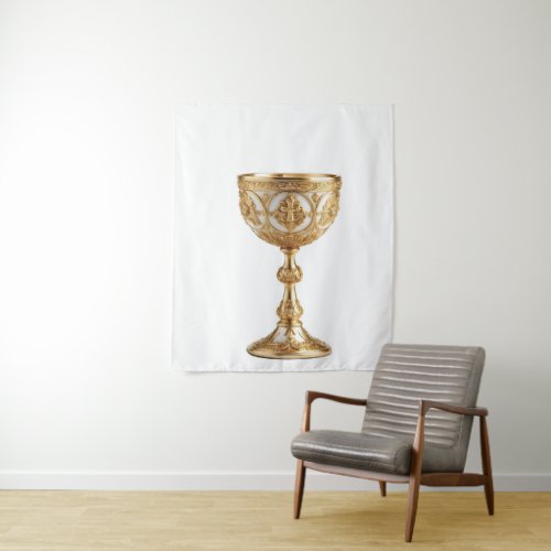 The Holy Grail Catholic Tapestry