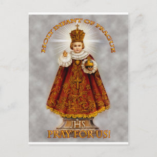 The Holy Infant of Prague Postcard