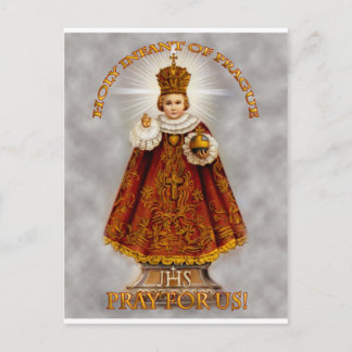 The Holy Infant of Prague Postcard