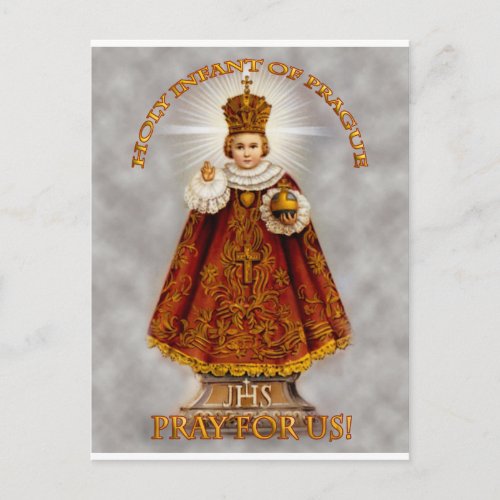 The Holy Infant of Prague Postcard