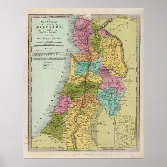 the Holy Land of Palestine Poster (Front)