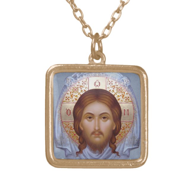 THE HOLY MANDYLION Icon Necklace (Front)