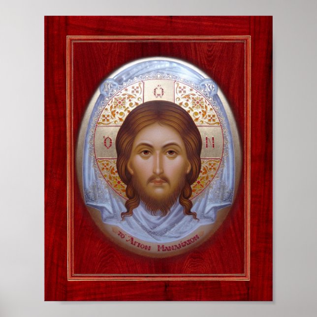 THE HOLY MANDYLION  Icon Poster (Front)