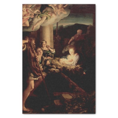 The Holy Night by Correggio  Tissue Paper