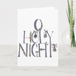 The Holy Night Illustrated Christmas Card