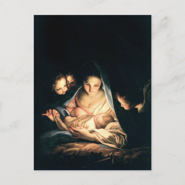The Holy Night (The Nativity) Postcard (Front)