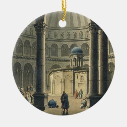 The Holy Sepulchre pub by William Watts 1806 e Ceramic Ornament