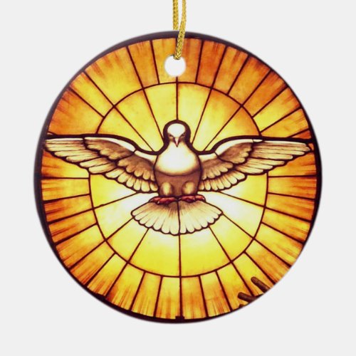 The Holy Spirit Bernini Ceramic Ornament