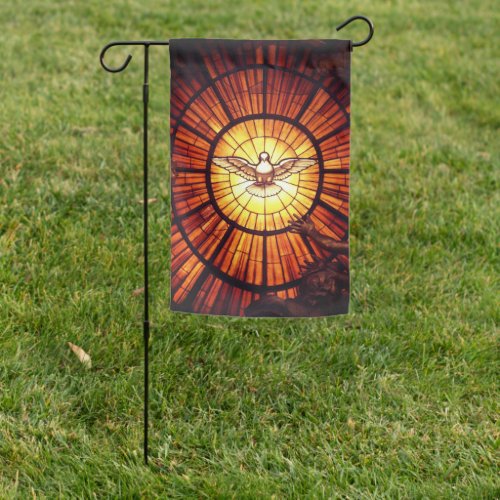 The Holy Spirit Bernini Garden Flag