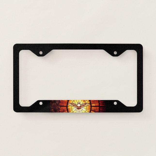 The Holy Spirit (Bernini) License Plate Frame (Front)